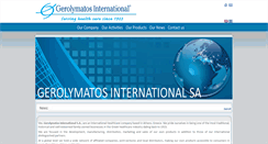 Desktop Screenshot of gerolymatos-international.com